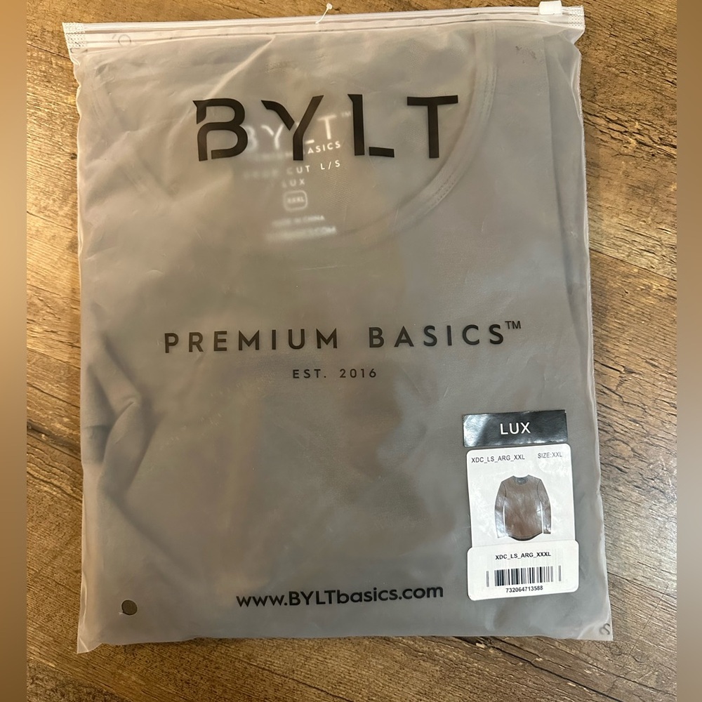 BYLT Lux Brown Long Sleeve Shirt
